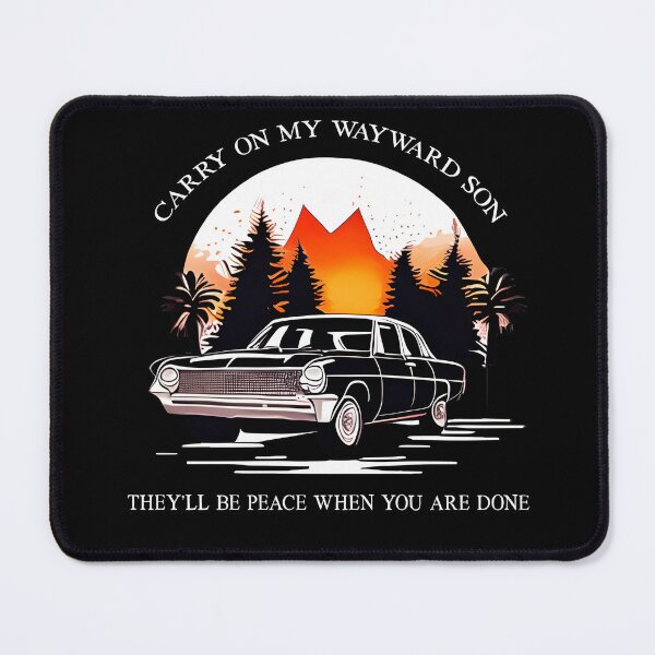 Item preview, Carry On My Wayward Son Impala Supernatural Theme Song designed and sold by Say It With Ink.
