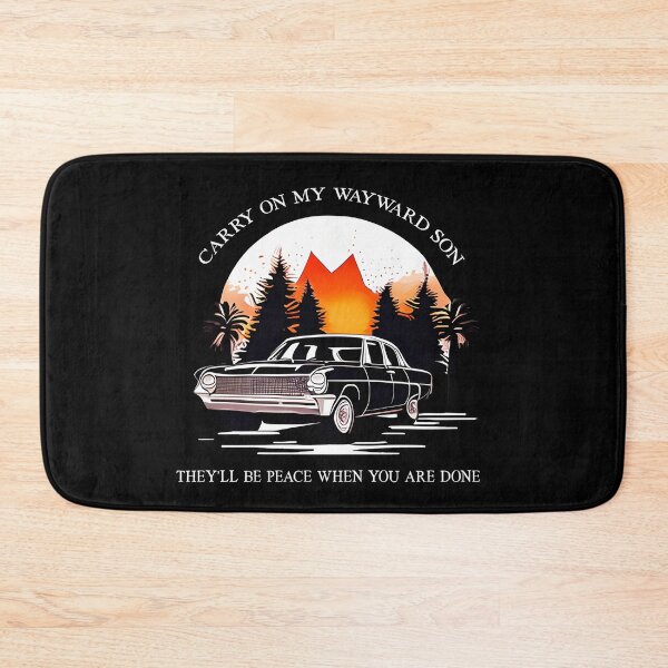 Artikelvorschau, Carry On My Wayward Son Impala Supernatural Theme Song entworfen und verkauft von Say It With Ink.