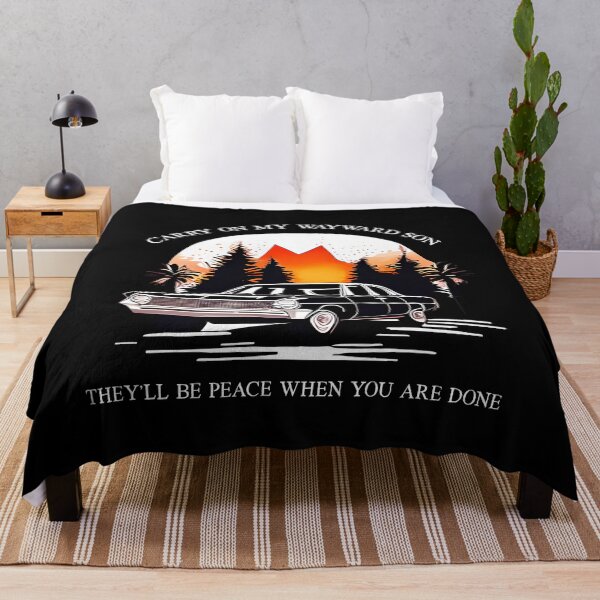 Item preview, Carry On My Wayward Son Impala Supernatural Theme Song designed and sold by Say It With Ink.