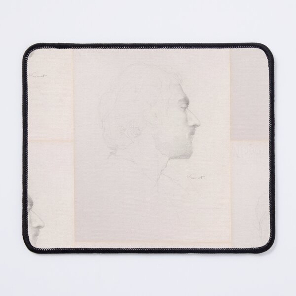 Item preview, Tete Dhomme De Profil by Georges Seurat: Minimalist Profile Drawing Poster designed and sold by artofuniverse.