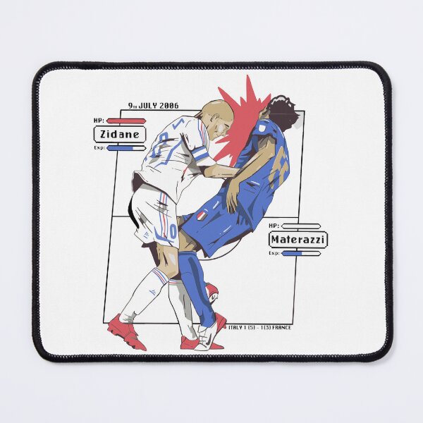 Item preview, Zinedine Zidane headbutt Materazzi designed and sold by hussain-dz.
