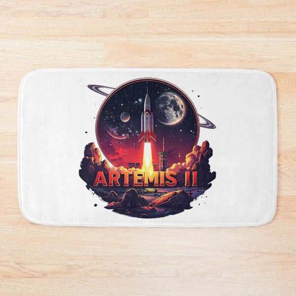 Item preview, Artemis II Lunar Mission Retro Space Design designed and sold by RedVista.