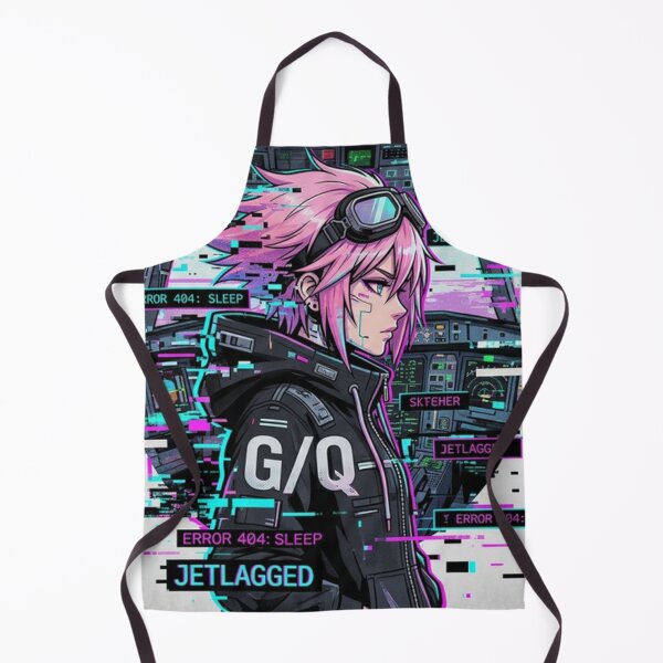 Item preview, Cyberpunk Jetlagged Pilot Girl designed and sold by jsjsumter7.