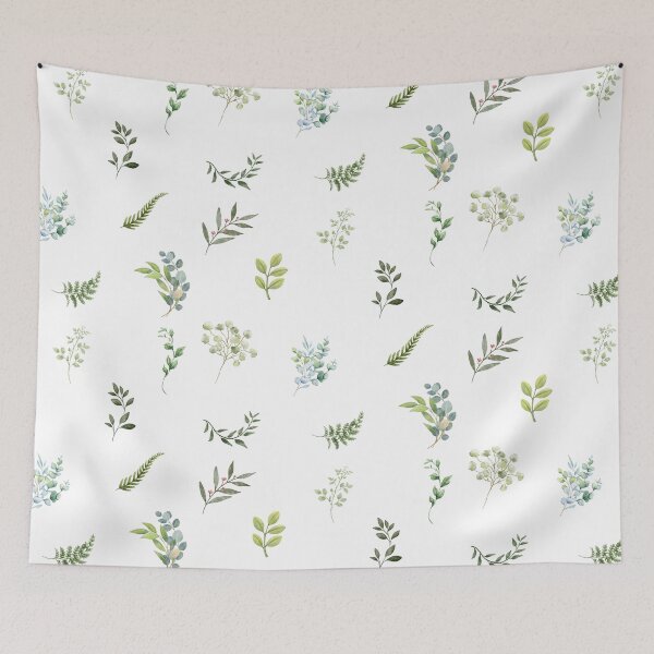 Item preview, Watercolor Green Leaves and Branches Botanical Collection  designed and sold by silviaol.