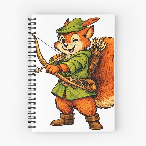 Item preview, Robin Hood Squirrel Archer Cartoon designed and sold by SecretSquirrellDesigns.