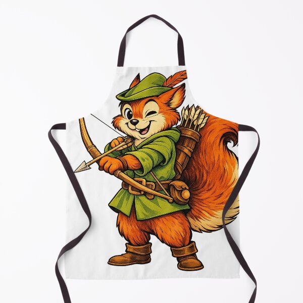 Item preview, Robin Hood Squirrel Archer Cartoon designed and sold by SecretSquirrellDesigns.