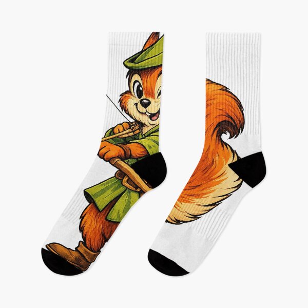 Item preview, Robin Hood Squirrel Archer Cartoon designed and sold by SecretSquirrellDesigns.