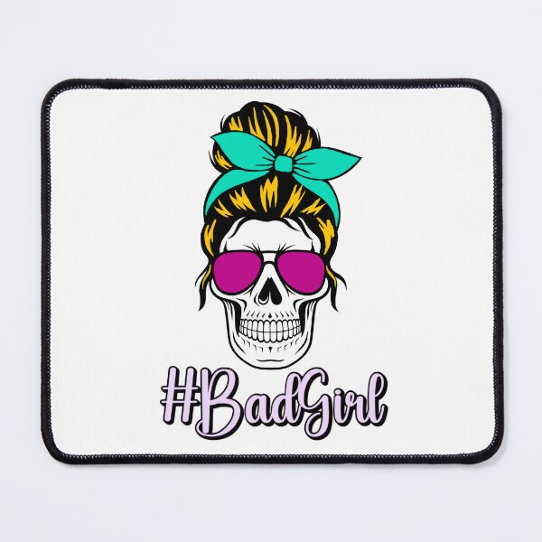 Item preview, #BadGirl - Skull designed and sold by ParkandPress.