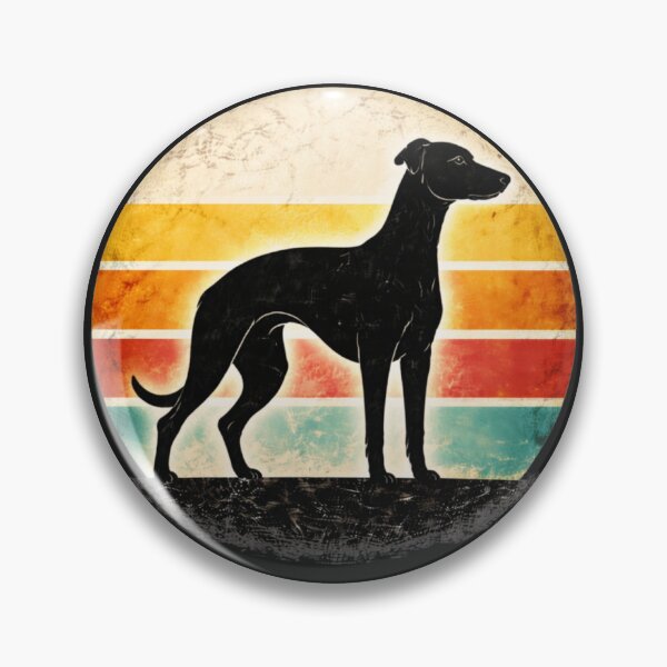 Artikelvorschau, Greyhound-Whippet-Silhouette im Sonnenuntergang – Retro-Motiv – Geschenk für Windhundliebhaber entworfen und verkauft von ZEBBEDE - Minimal Streetwear .