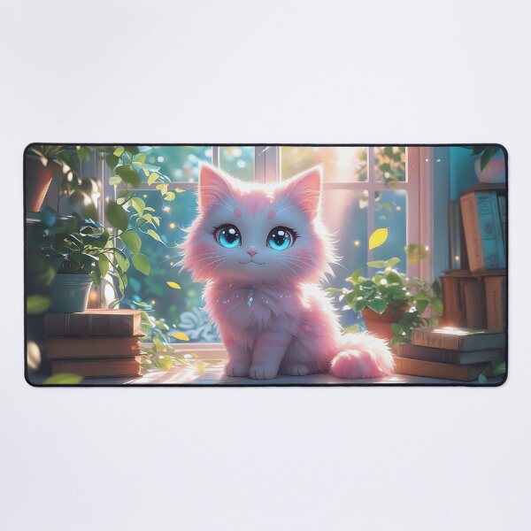 Item preview, Cute Pink Kitten designed and sold by PsyTrippyDreams.