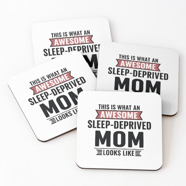 Item preview, This Is What An Awesome Sleep-Deprived Mom Looks Like designed and sold by YV Designs & Stuff.