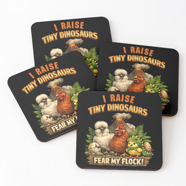 Item preview, Funny Chicken Dinosaur – I Raise Tiny Dinosaurs designed and sold by SidTastic .