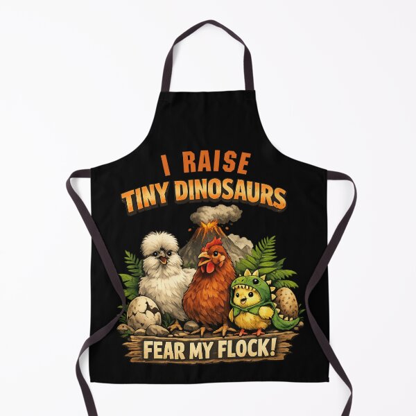 Item preview, Funny Chicken Dinosaur – I Raise Tiny Dinosaurs designed and sold by SidTastic .
