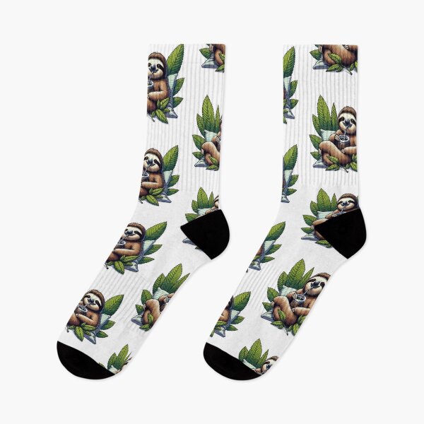 Item preview, Sloth Drinking Yerba Mate Chill Design designed and sold by CyfroweMysli.