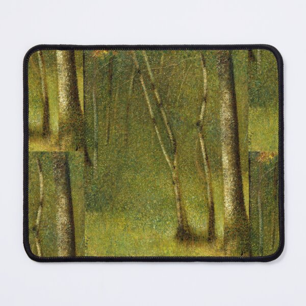 Item preview, The Forest at Pontaubert by Georges Seurat: Neo Impressionist Forest Poster designed and sold by artofuniverse.
