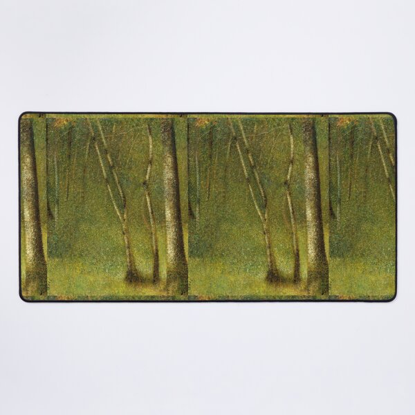 Item preview, The Forest at Pontaubert by Georges Seurat: Neo Impressionist Forest Poster designed and sold by artofuniverse.