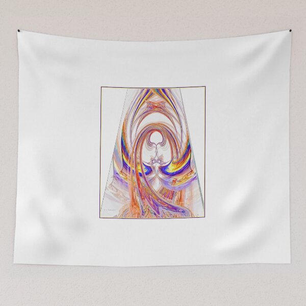 Item preview, Swirling Tower Motif, Abstract Digital Art designed and sold by AMacGPhilly.