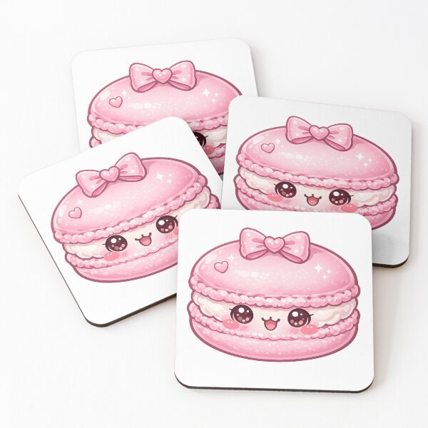 Item preview, Cute Pink Macaron Sweet Kawaii designed and sold by redsharkuk.