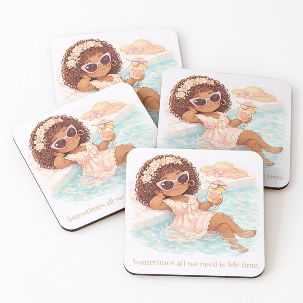 Item preview, Princess Sara – Sometimes All We Need Is Me Time | Self Care Aesthetic Cute Illustration designed and sold by PrincSaraStudio.