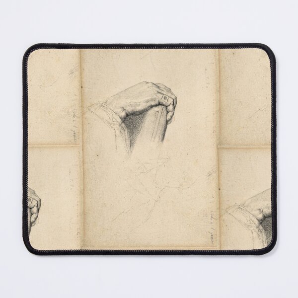 Item preview, The Hand of Poussin After Ingres by Georges Seurat: Fine Art Poster designed and sold by artofuniverse.