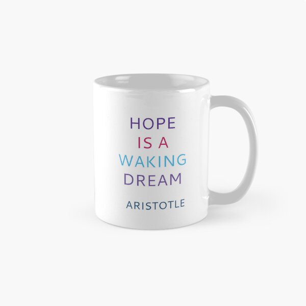 Item preview, Aristotle Quotes - Hope is a waking dream designed and sold by Inspirationmotivation.