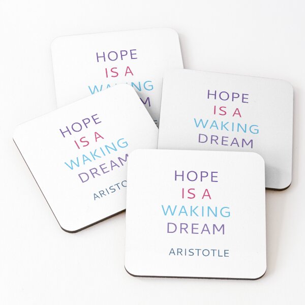 Item preview, Aristotle Quotes - Hope is a waking dream designed and sold by Inspirationmotivation.