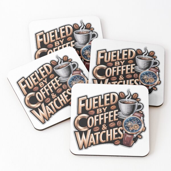 Item preview, Fueled by Coffee & Watches – Coffee Lover & Watch Collector Design designed and sold by WatchesAndMore.