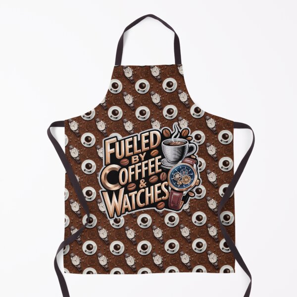 Item preview, Fueled by Coffee & Watches – Coffee Lover & Watch Collector Design designed and sold by WatchesAndMore.