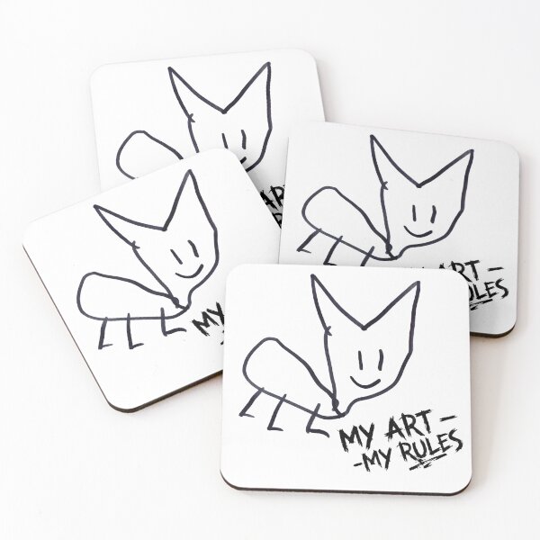 Item preview, Minimalist Hand-Drawn Doodle Cat Artistic Manifesto designed and sold by LukianArtPrint.