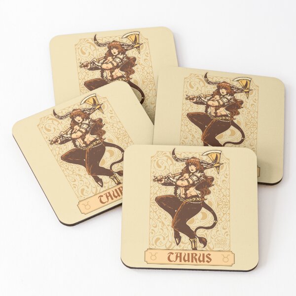 Item preview, Zodiac Girl Star Sign Taurus Minotaur Warrior designed and sold by Dollarandwolfe.