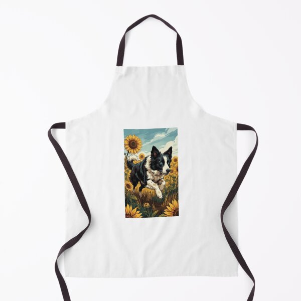 Item preview, Running dog in a field of sunflowers designed and sold by carlsmart1.