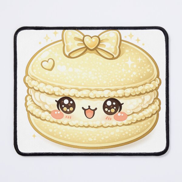 Item preview, Cute Yellow Macaron Sweet Kawaii designed and sold by redsharkuk.