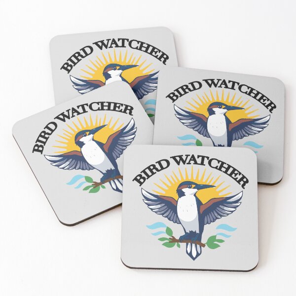 Item preview, bird watcher badge designed and sold by Corner-Distro.