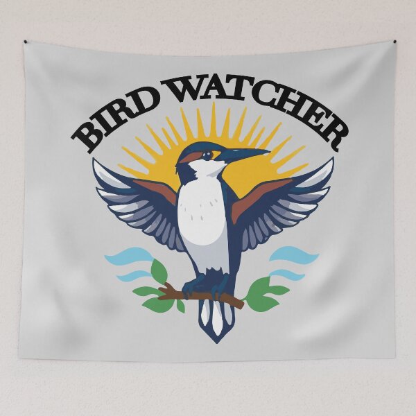 Item preview, bird watcher badge designed and sold by Corner-Distro.