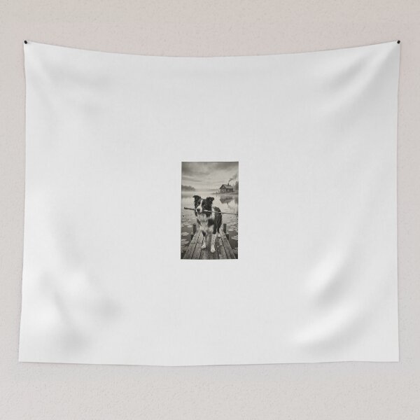 Item preview, Cute dog on a river designed and sold by carlsmart1.