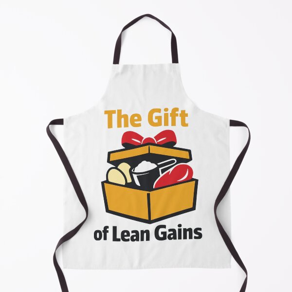 Item preview, The Gift of Lean Gains Fitness Humor Illustration designed and sold by FunFitLife Studio.