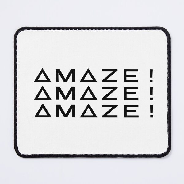 Item preview, AMAZE! AMAZE! AMAZE! BLACK designed and sold by FILM GUTTER.