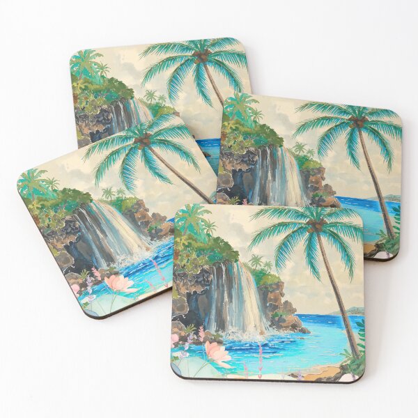 Item preview, Tropical Paradise Waterfall designed and sold by FlowerSeller1.