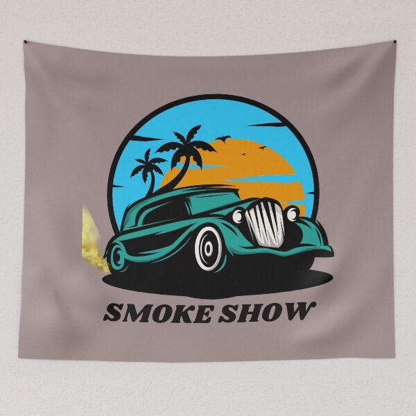 Item preview, Smoke Show - Teal designed and sold by ParkandPress.
