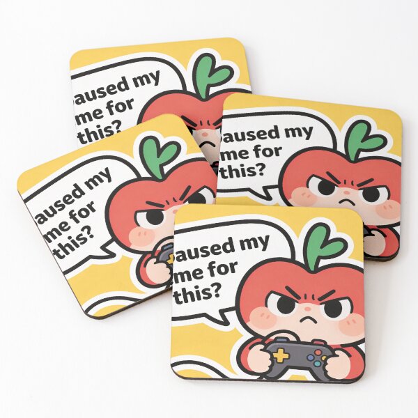 Item preview, I Paused My Game For This Sticker — Funny Gamer Quote designed and sold by GregorJackson23.