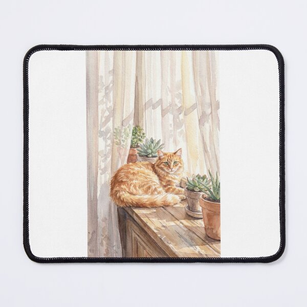 Item preview, Ginger cat relaxing in the sun designed and sold by carlsmart1.