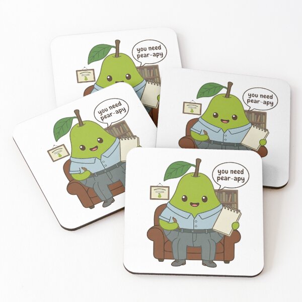 Item preview, You Need Pear-apy designed and sold by PunnyStickers562.