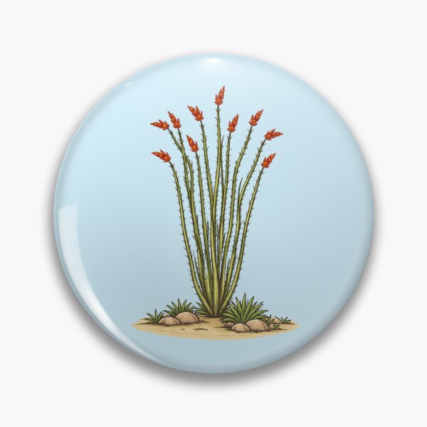 Item preview, Ocotillo Cactus Illustration – Desert Plant Southwest Botanical Design designed and sold by SimplyJasper.