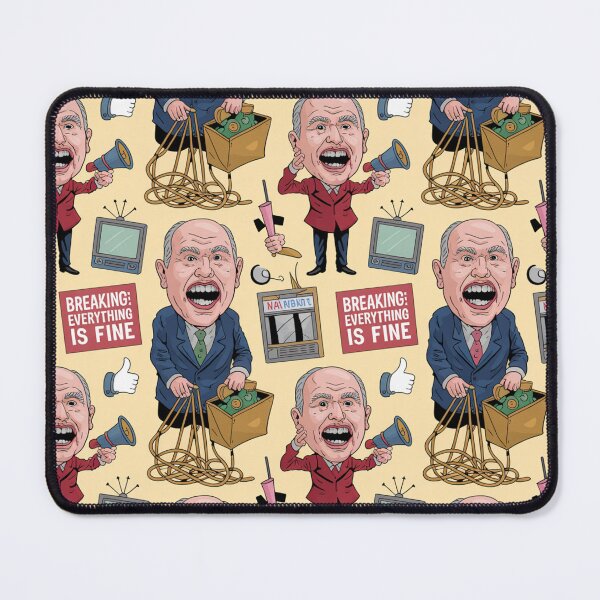 Item preview, Satirical "Everything Is Fine" Seamless Pattern designed and sold by Midnight Veil Designs.