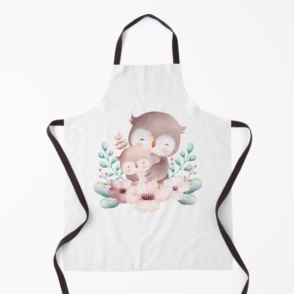 Item preview, Easter Mom and Baby Owl Flower Wreath - Adorable Spring Owl Gift designed and sold by FuzionRaptor.