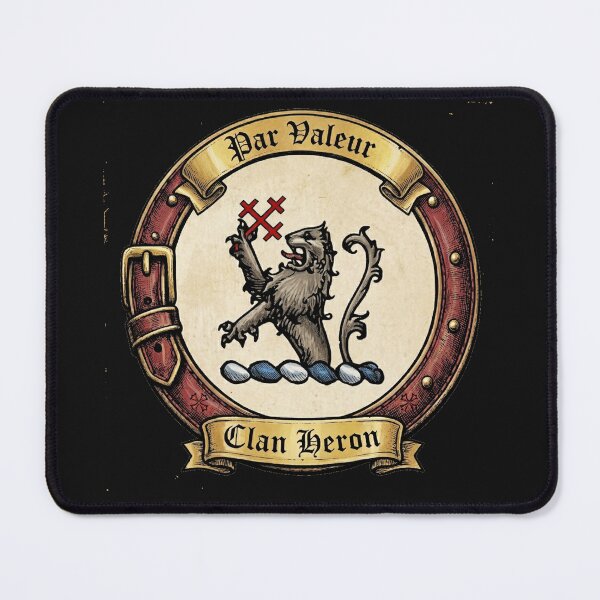 Item preview, Clan Heron Crest designed and sold by BagTown Clans.
