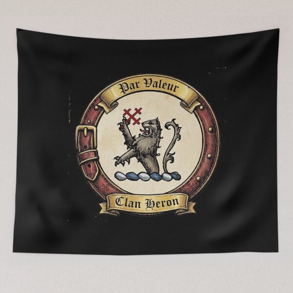Item preview, Clan Heron Crest designed and sold by BagTown Clans.