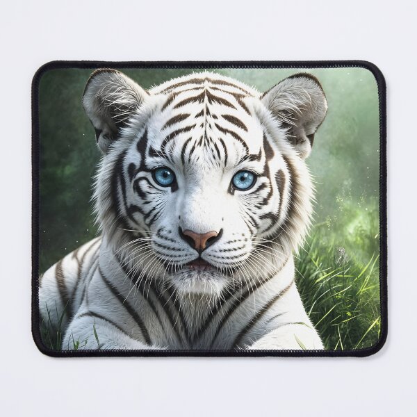Item preview, "White Bengal Tiger" designed and sold by coastalaiartanddesigns.