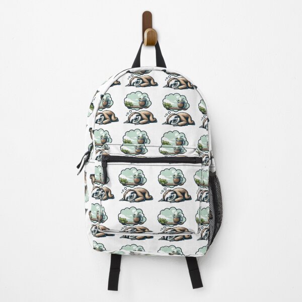 Item preview, Cute Sleeping Sloth Dreaming of Yerba Mate Cozy Design designed and sold by CyfroweMysli.