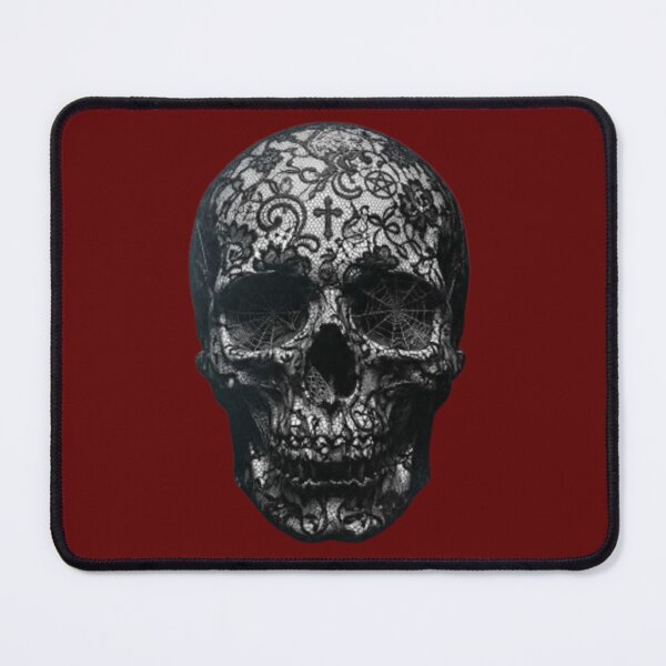 Item preview, Gothic Lace Skull Victorian Macabre Spider Web designed and sold by LIVE_FREE.